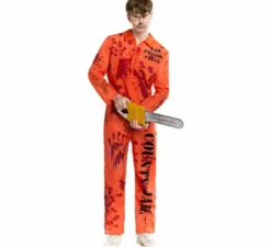 Costume da prigioniero insanguinato per uomo