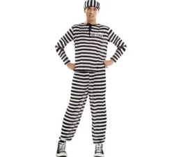 Costume da prigioniero per un uomo