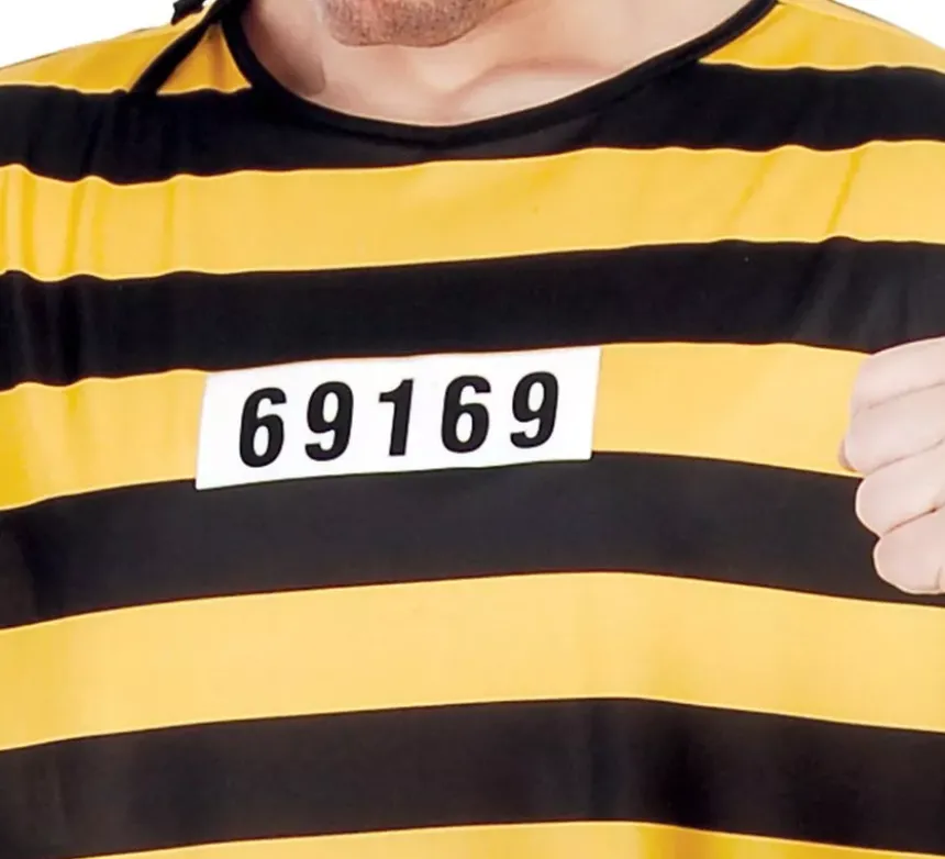 Costume da prigioniero per uomo