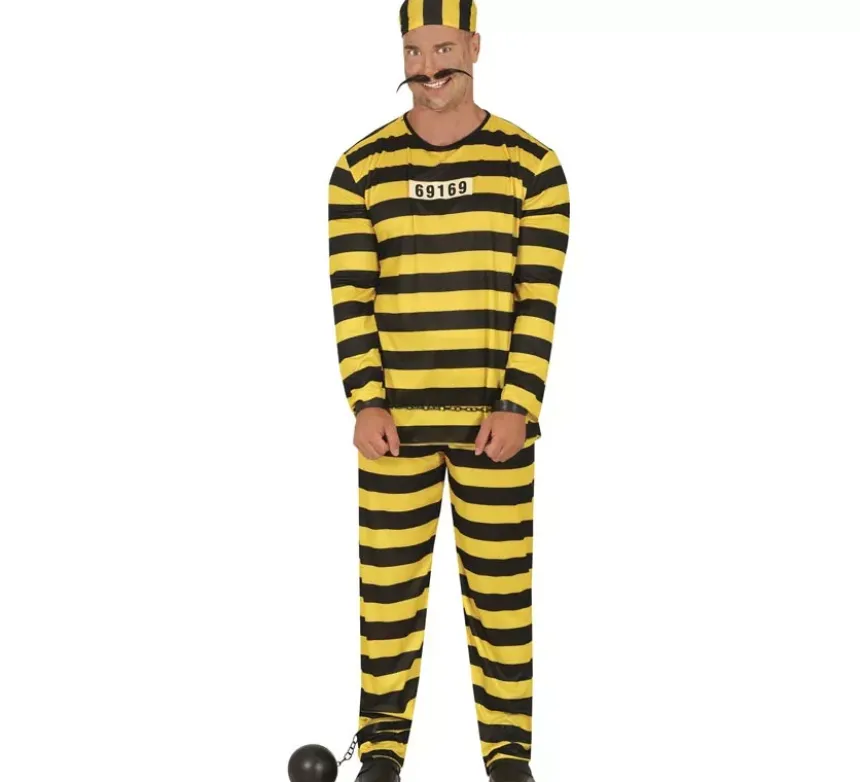 Costume da prigioniero per uomo