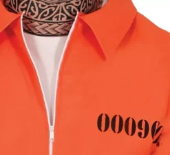 Costume da prigioniero tatuato per uomo