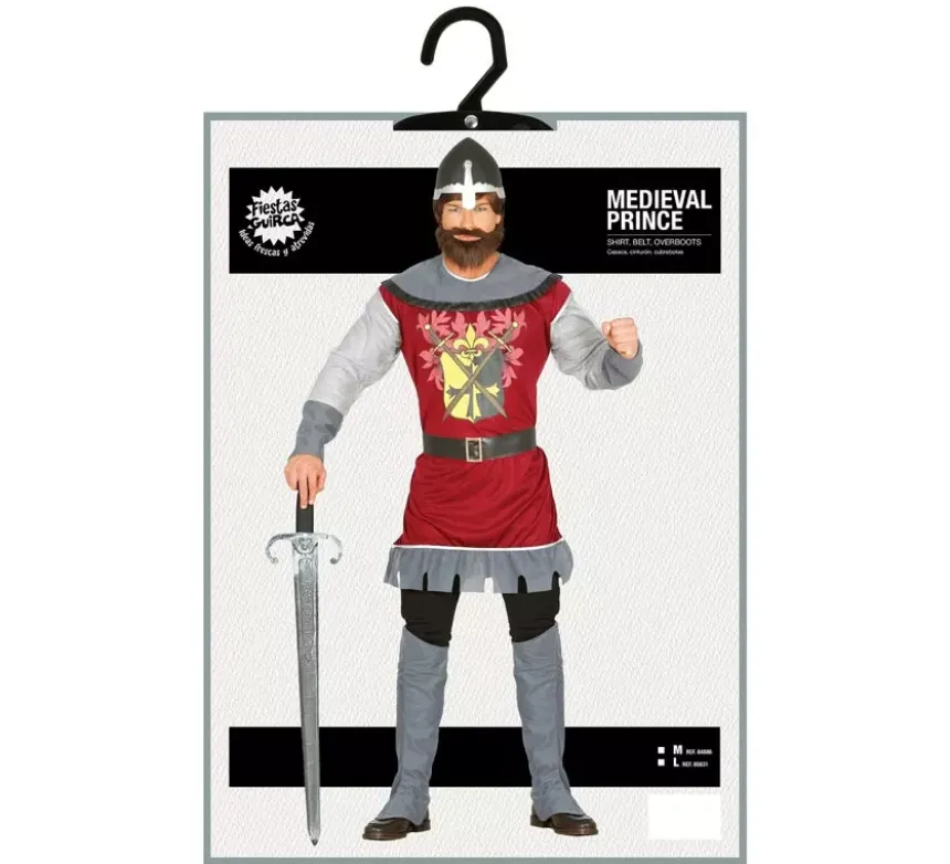 Costume da principe medievale crociato