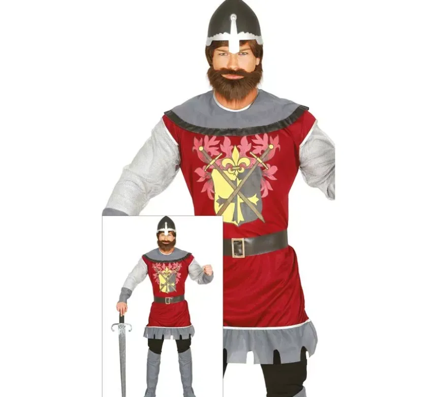 Costume da principe medievale crociato