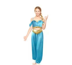 Costume da principessa araba blu per bambina