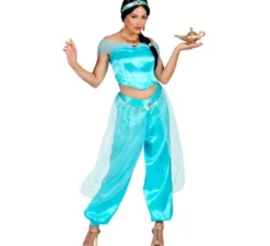 Costume da principessa araba blu per donna