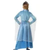 Costume da principessa con mantello blu per bambina
