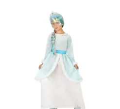 Costume da Principessa del ghiaccio azzurro per bambina