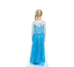 Costume da principessa del ghiaccio blu per bambina