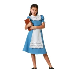 Costume da principessa delle fiabe blu per bambina