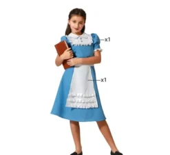 Costume da principessa delle fiabe blu per bambina