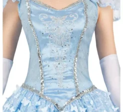 Costume da principessa delle fiabe celeste per donna