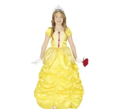 Costume da Principessa delle fiabe gialla per bambina