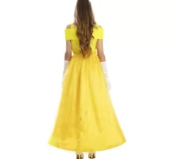 Costume da principessa delle fiabe gialla per donna