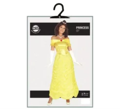 Costume da Principessa delle fiabe gialla per donna