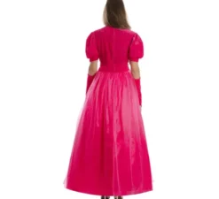 Costume da principessa delle fiabe rosa per donna