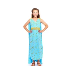 Costume da principessa drago blu per bambina