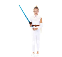 Costume da principessa guerriera stella bianca per bambina