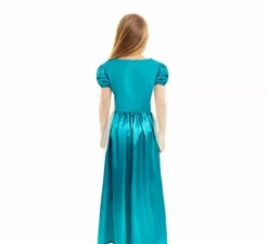 Costume da principessa medievale blu per bambina