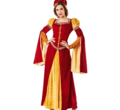 Costume da principessa medievale rinascimentale da donna