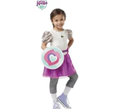 Costume da Principessa Nella Knight deluxe per bambina