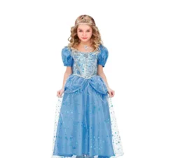 Costume da principessa o fata azzurra per bambina