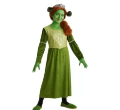 Costume da principessa Ogra verde per bambina
