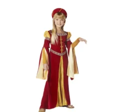 Costume da principessa rinascimentale medievale per bambina