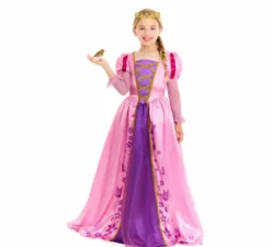 Costume da principessa rosa per bambina