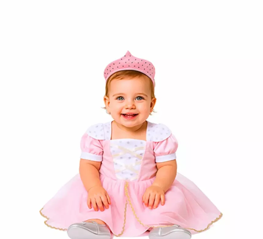 Costume da Principessa rosa per bambina e bebé