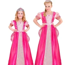 Costume da principessa rosa per bambine