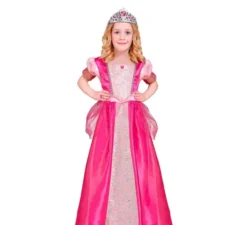 Costume da principessa rosa per bambine