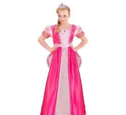 Costume da principessa rosa per bambine