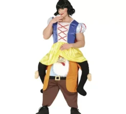 Costume da principessa su nano per uomo
