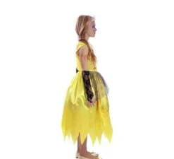 Costume da principessa zombie gialla per bambine