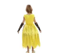 Costume da principessa zombie gialla per bambine