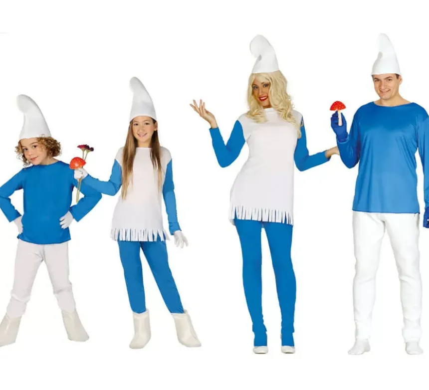 Costume da puffo per un uomo