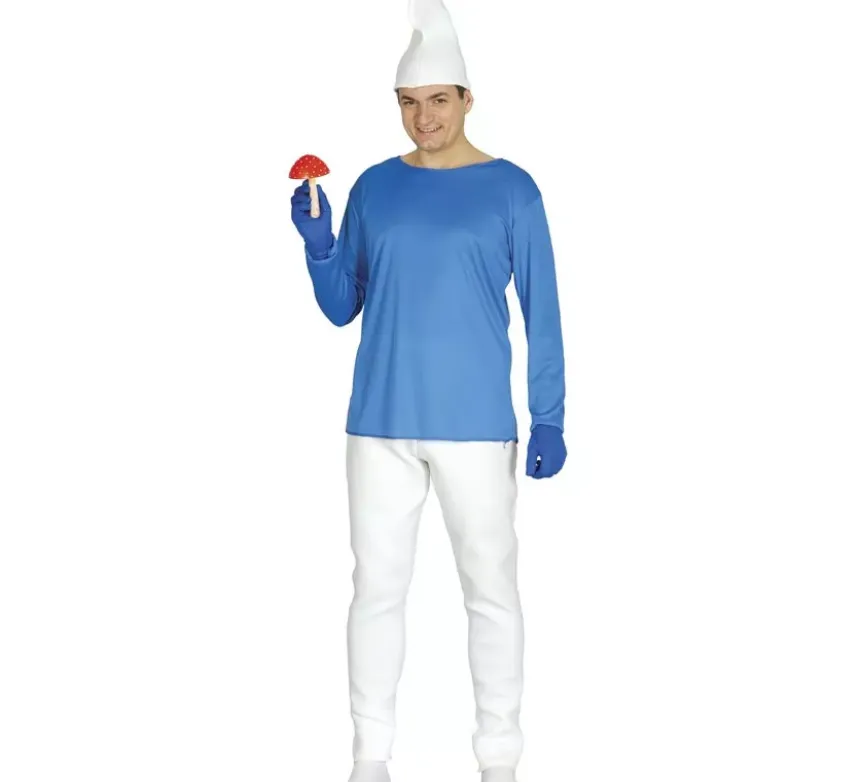 Costume da puffo per un uomo