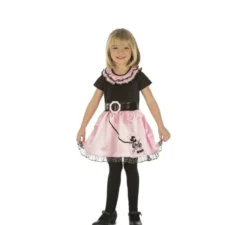 Costume da ragazza anni 50-60 anni per bambina