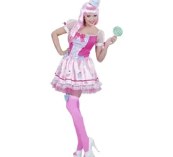 Costume da ragazza cupcake rosa per donna