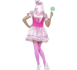 Costume da ragazza cupcake rosa per donna