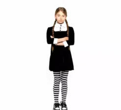 Costume da ragazza di velluto sinistro per ragazze