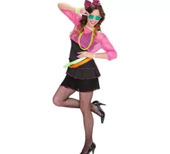 Costume da ragazza Groupie anni '80 per donna