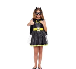 Costume da ragazza pipistrello nero per bambina