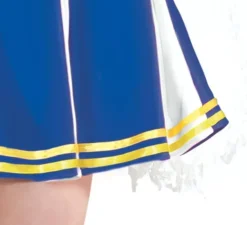 Costume da ragazza pon pon della squadra blu adolescente