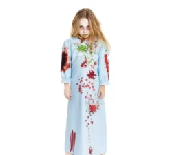 Costume da Ragazza Posseduta in veste blu per ragazze e adolescenti