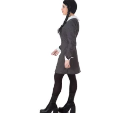 Costume da Ragazza Sinistra di Macchie Nere per donna