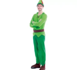 Costume da ragazzo volante verde per uomo