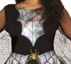 Costume da ragno scintillante da donna