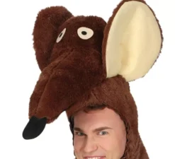 Costume da ratto marrone per uomo