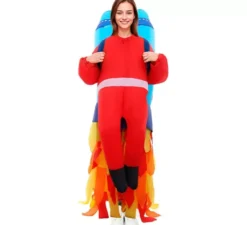Costume da razzo gonfiabile per adulto